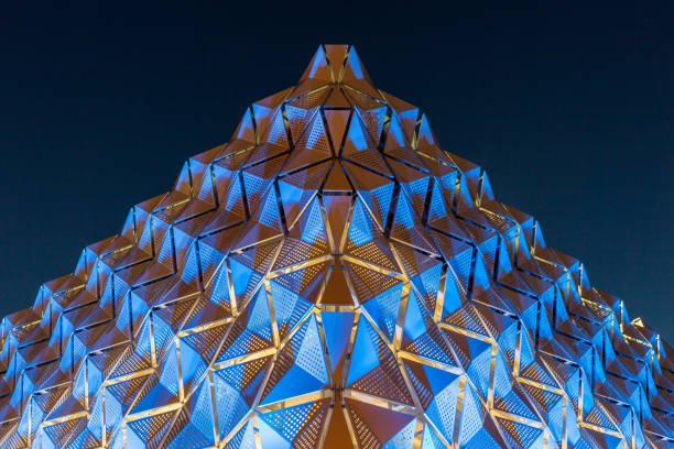 istock Leeds, car park at night abstract 689308648