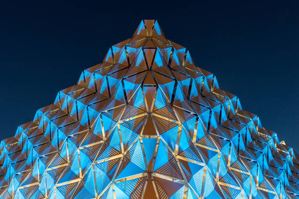 istock Leeds, car park at night abstract 689308738