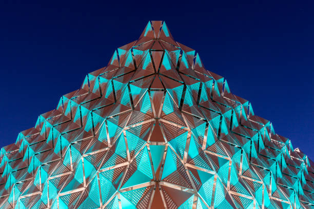 istock Leeds, car park at night abstract 689312820