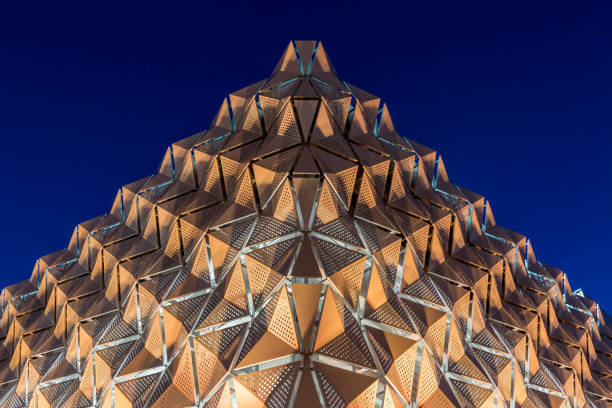 istock Leeds, car park at night abstract 689313060