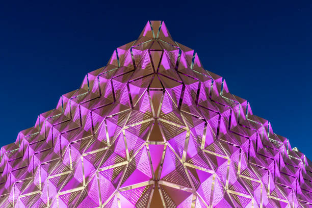 istock Leeds, car park at night abstract 689313242