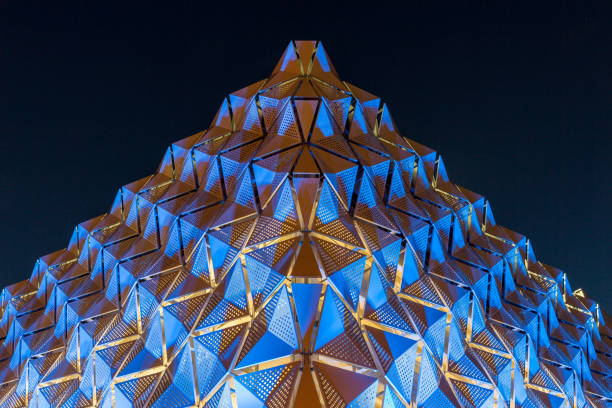 istock Leeds, car park at night abstract 689313308