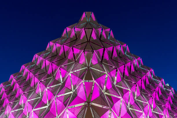 istock Leeds, car park at night abstract 689313578