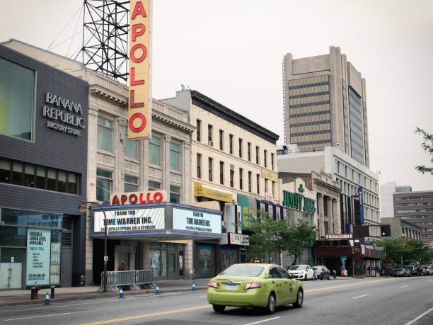 historic Apollo Theater in Harlem, New York City stock photo