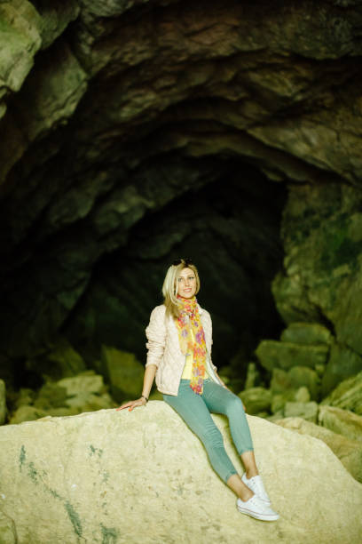 istock woman relax in cave 689317230