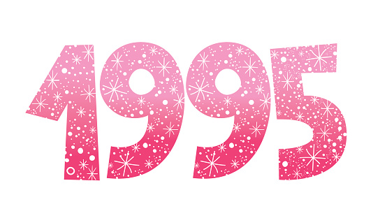 1995 Letras Ilustración de Número 1995 y más Vectores Libres de Derechos de 1995 ...