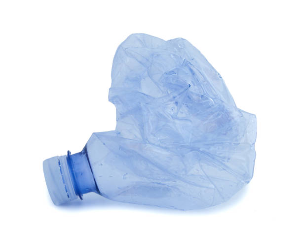 istock Empty Blue used water bottle for recycling 689317750