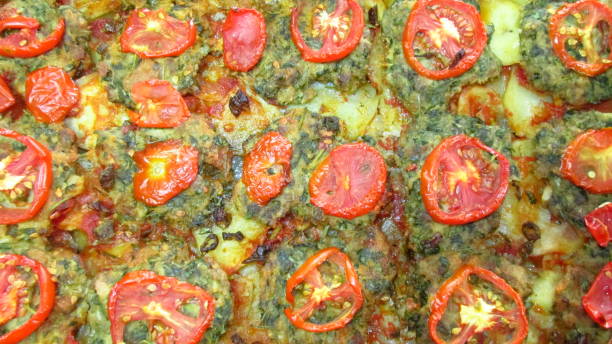 istock meatball with potatos and tomatos 689344526