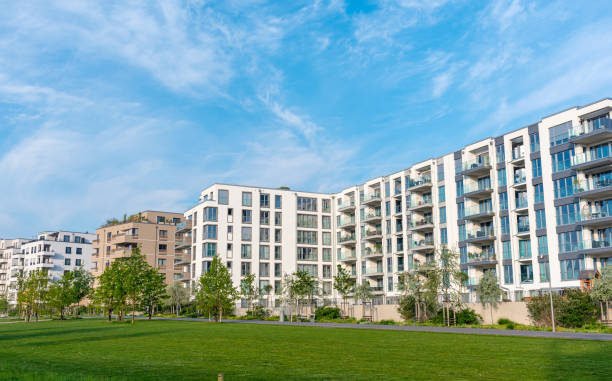 istock Modern housing area in Berlin 689350758