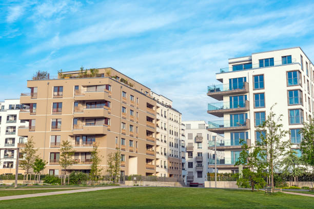istock Modern multi-family houses in Berlin 689350762