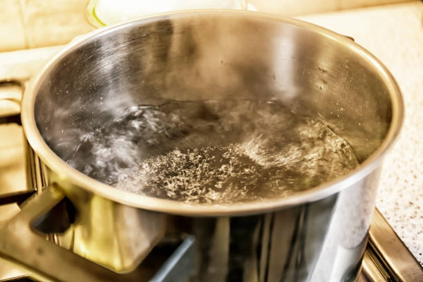 istock Boiling water on a gas stove 689359334