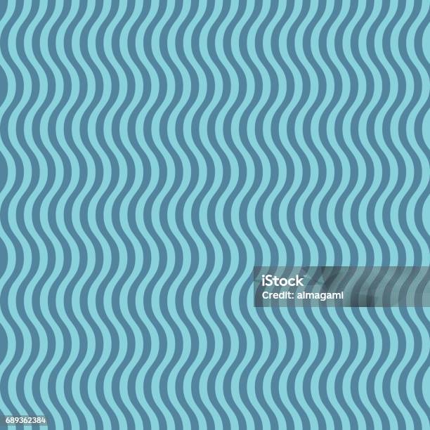 Pattern Layout Wavy Blue Wavy Striped Pattern Blue Geometric Seamless Pattern Stock Illustration ...