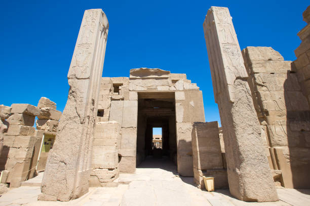 istock Ancient ruins of Karnak temple in Egypt 689363604