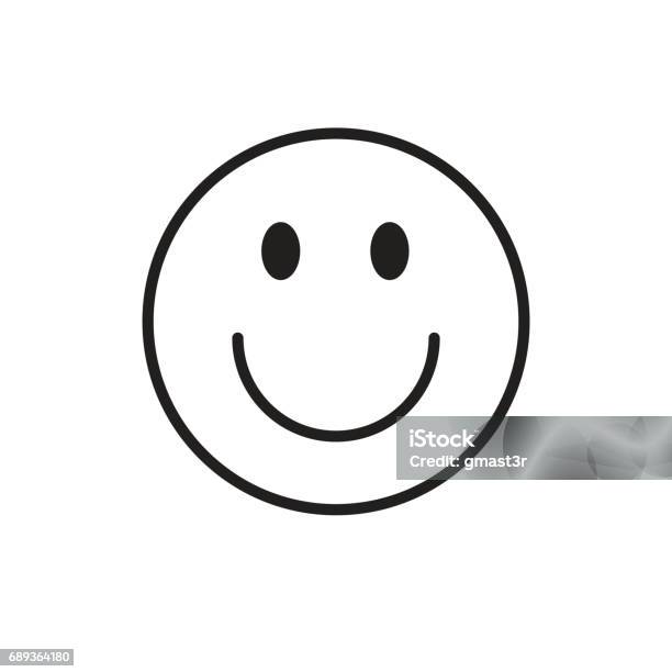 Vetores de Ícone De Emoção Pessoas Positivas De Rosto Sorridente Cartoon e mais imagens de Rosto humano sorridente