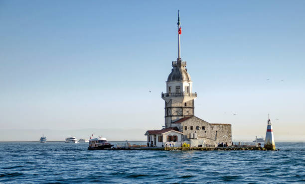 istock Maiden tower on Bosphorus in Istanbul 689386930