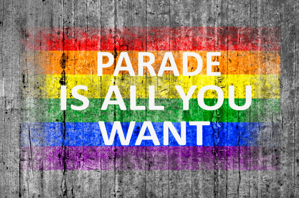 istock Parade is all you WANT and LGBT flag 689395030