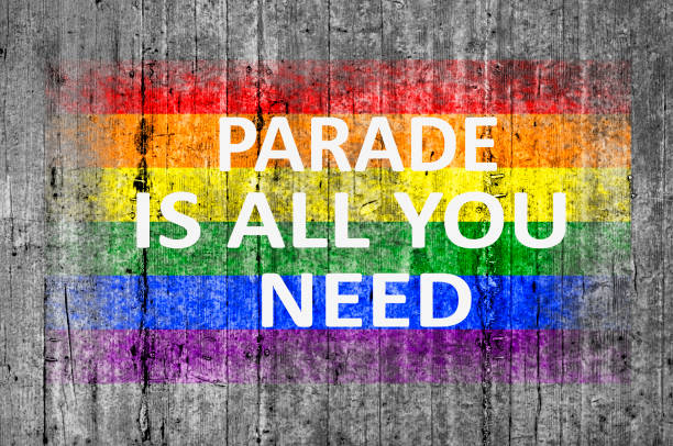 istock Parade is all you need and LGBT flag 689395032