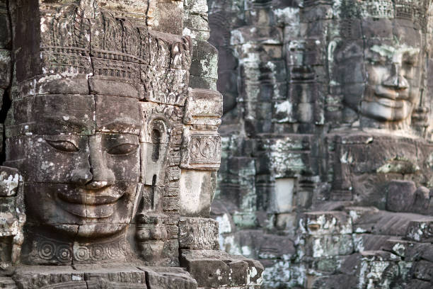 istock Prasat Bayon temple in Angkor Thom, Cambodia 689398876