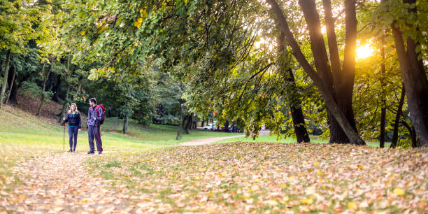istock Young couple in nature 689407200
