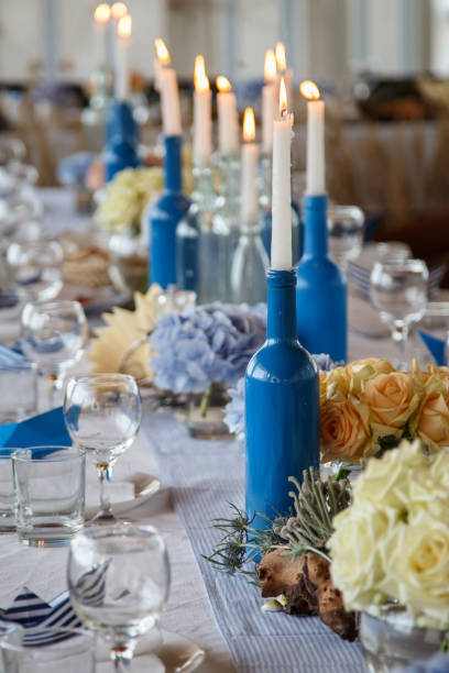 istock Wedding decoration for banquet 689422820