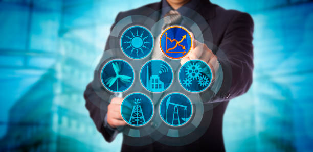 istock Blue Chip Manager Monitoring Energy Efficiency 689438412