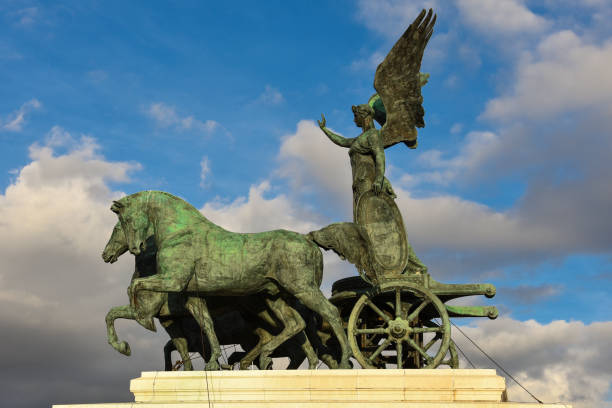istock Quadriga of Unity. Altar of the Fatherland (Altare della Patria) 689478014