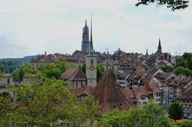 istock clock tower and  building in Bern Switzerland 689500630