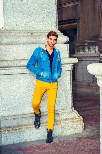 istock Young Man relaxing on street 689504116