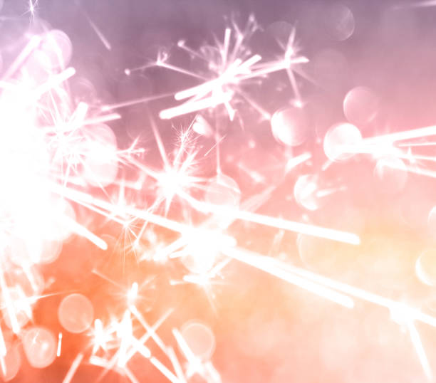 istock abstract holiday background, sparkler fire colorful tone. 689525086