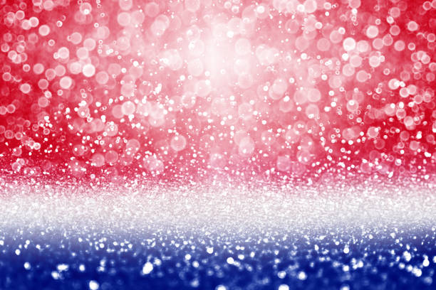 istock Patriotic Red White and Blue Sale Background 689537612