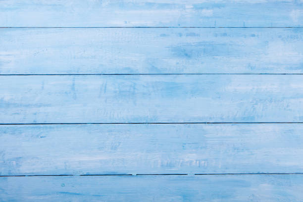 istock Blue wooden background with high resolution. Top view Copy space 689541844