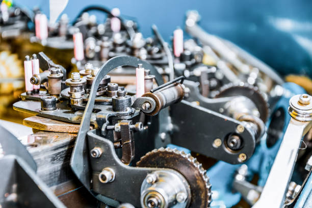 istock The mechanism of a braiding machine close-up 689548584