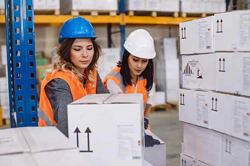 Quality Control Off Assembly Line Female Workers Doing Assembly Line Quality Control Quality Control On ...