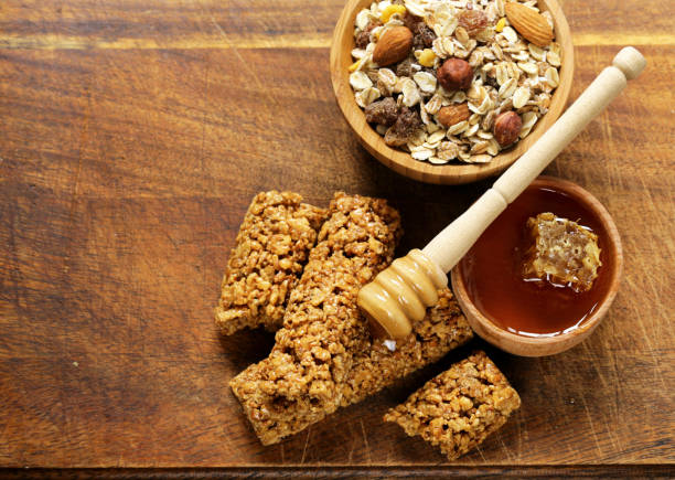istock muesli bars from whole grain granola with honey for breakfast 689576612