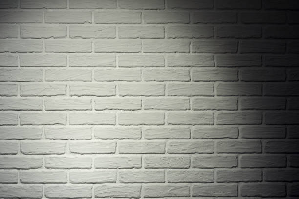 istock white brick wall with light effect and shadow, abstract background photo 689590126