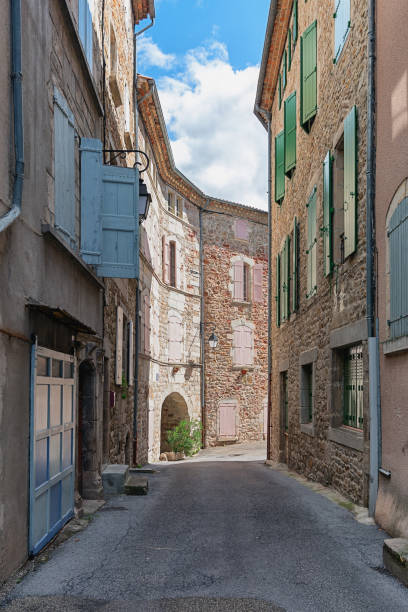 istock impression of the town Largentiere 689595938