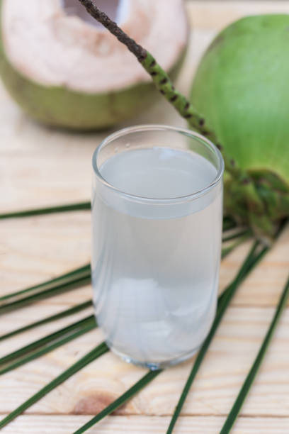 istock Fresh coconut drink with young coconut 689598912