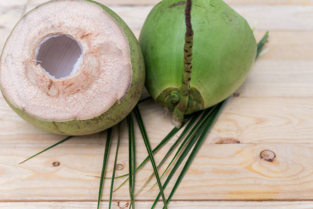 istock Coconut background for coconut juice 689599308