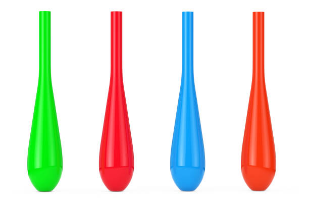 istock Multicolour Elegant Tall Vase for Your Flowers. 3d Rendering 689600044