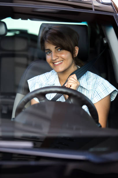 istock Girl in the car 689615796