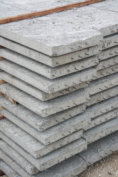 istock group of concrete panels at site 689622400