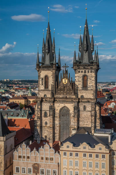 istock Tyn Church in Prague 689650358
