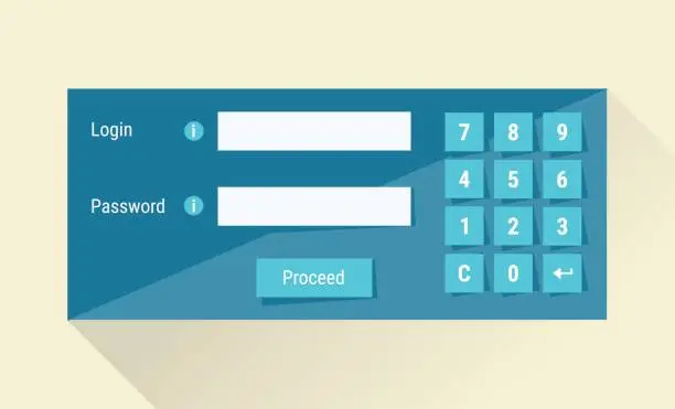 Free login form using html5 and css3 Illustrations & Vectors ...
