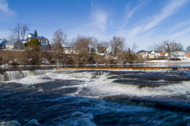 Mississippi River in Almonte, Ontario Canada
