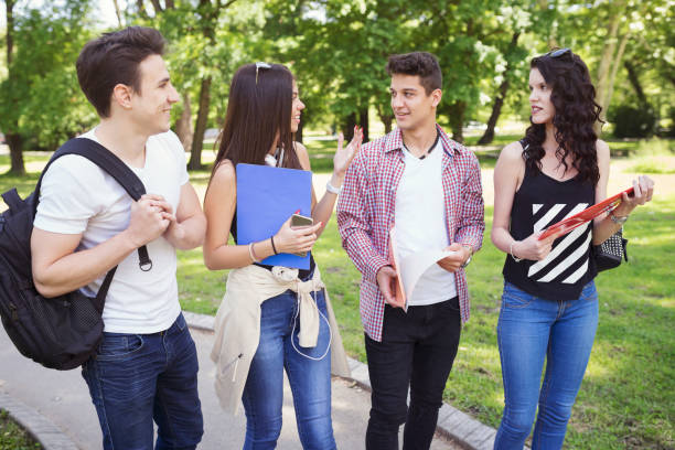 istock What a beautiful day to be on campus 689651582