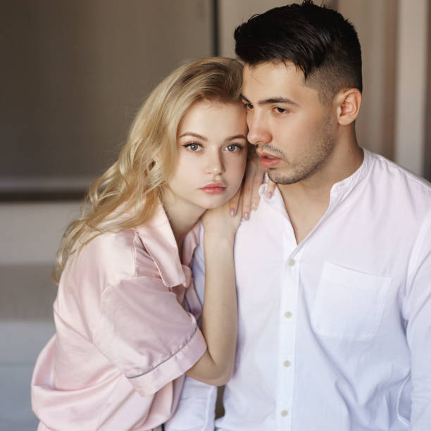 istock Young couple at home 689653692