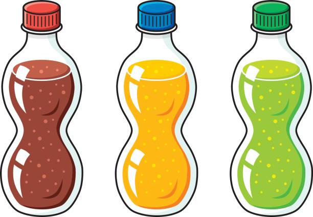 Soft Drink Bottles Stock Illustration - Download Image Now - Carbonated,  Cartoon, Bottle - iStock