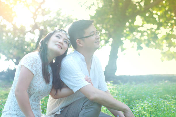 istock Asian bride and groom 689667484