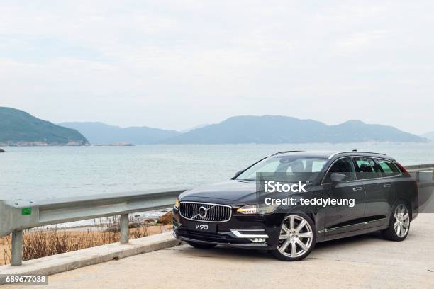 Volvo V90 2017 Test Drive Day Stock Photo - Download Image Now - Volvo, Car, Design