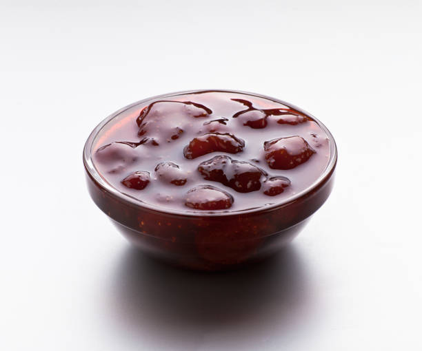 istock Strawberry jam in a bowl 689678292